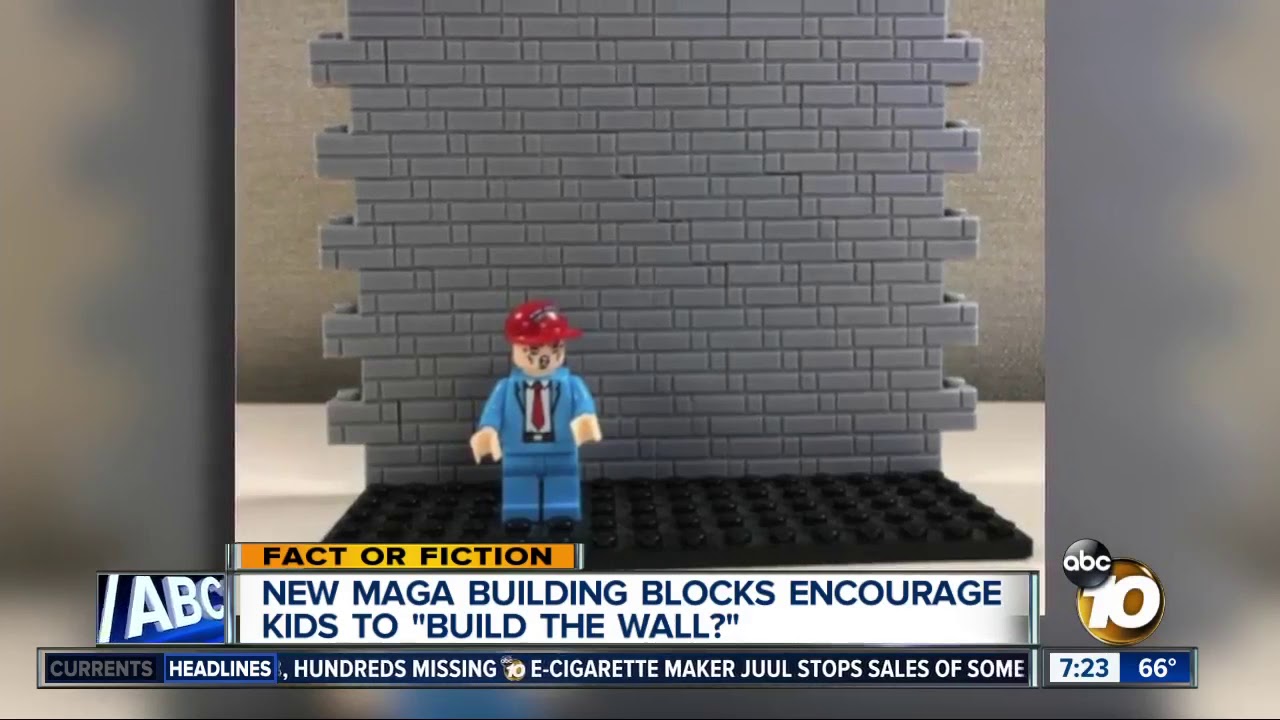 build the wall maga building blocks