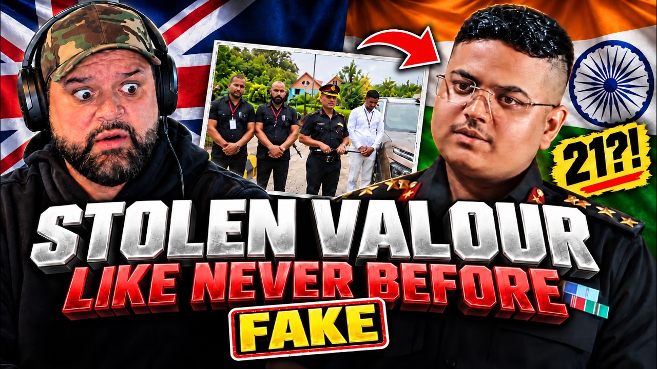 British Veteran REACTS To FAKE Indian Army Brigadier | He's Only 21 Year-Old