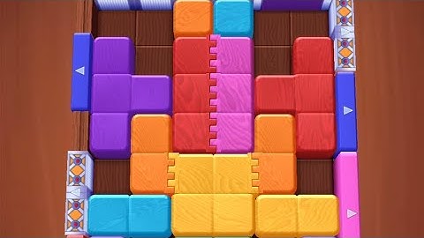 Wood Away Block Jam Level 103 Game Walkthrough Solution
