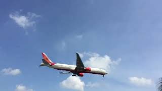 Air India B777-300er coming from Newark as AI 144 to mumbai!!