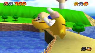 Super Mario 64 [N64] Cheat Codes: Play as Weird Peach Model