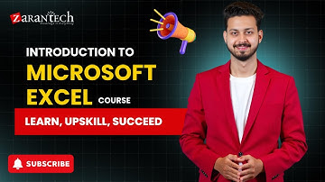 Introduction to Microsoft Excel Course | ZaranTech