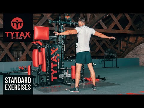 TYTAX® S7 | Standing Cable Crossover Rear Delt Fly