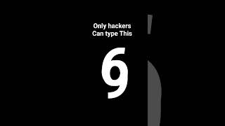 Only Hackers Can Type This