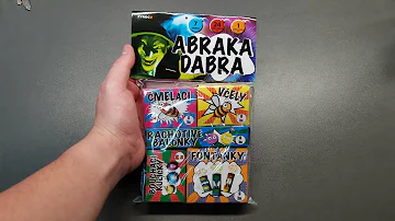 Pyrotechnika - Test dětské sady Abraka Dabra