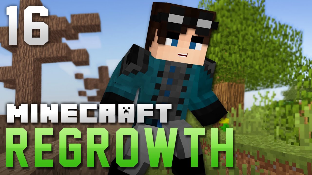 Minecraft Regrowth | HOW TO GET LEATHER! | Ep 16 (Modded Minecraft