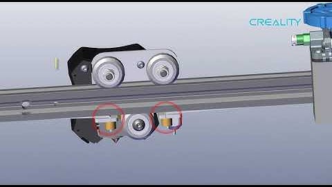Ender 3v2 whole  machine assembly 3D animation