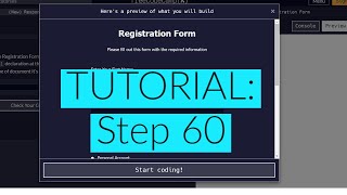freeCodeCamp | Learn HTML Form: Step 60