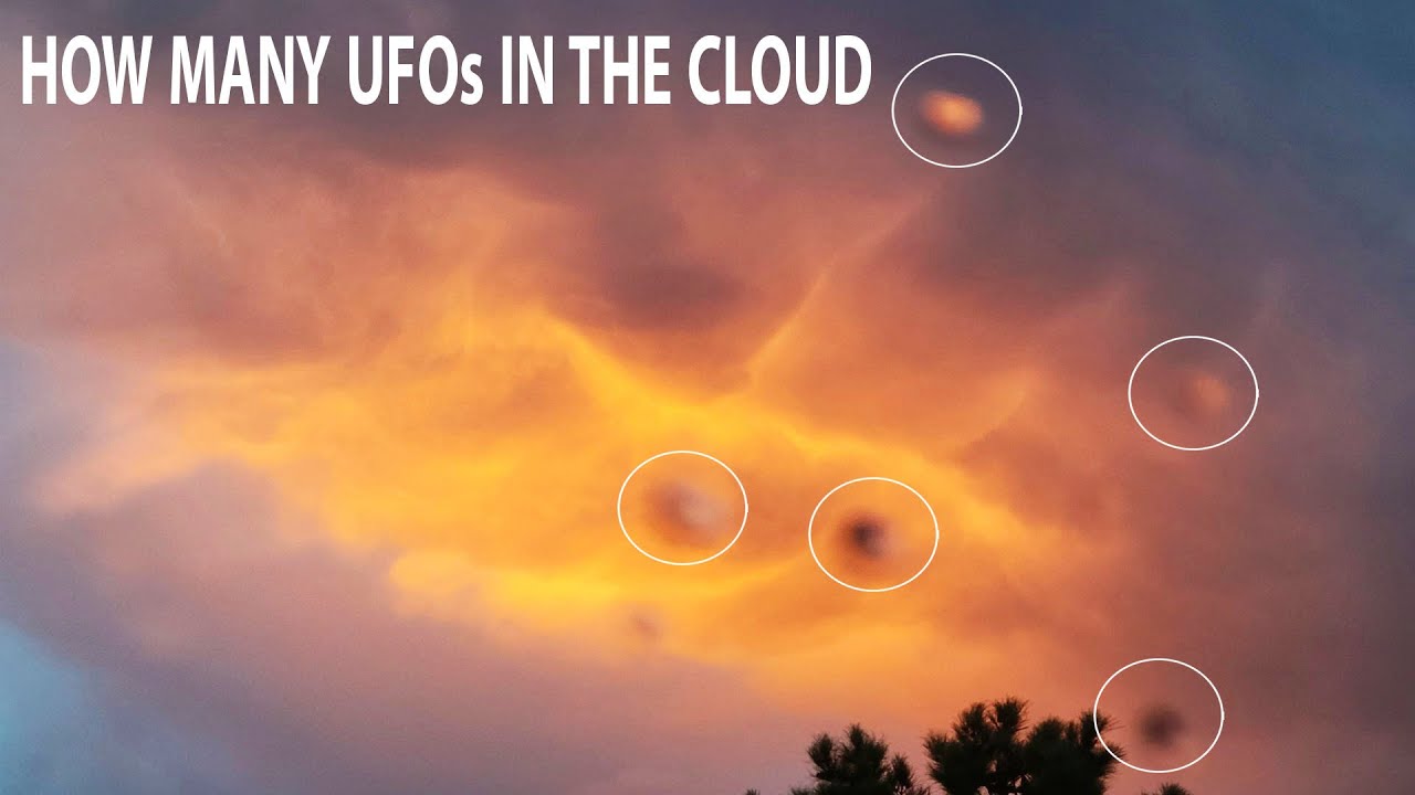 НЛО СКРЫВАЮТСЯ в грозовом облаке Аризоны во время ливня