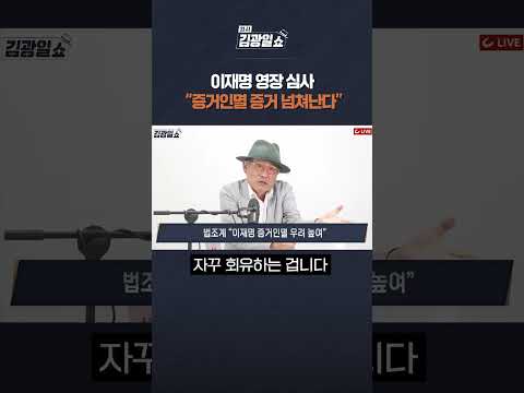 이재명 <strong>영장심사</strong>…핵심은 &amp;#39;증거인멸 우려&amp;#39; #shorts