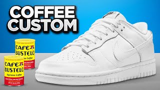 Customizing Shoes With COFFEE! ☕️👟 (EASY)