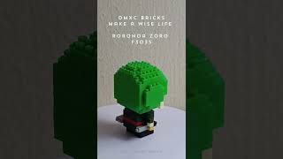Roronoa Zoro F3035 One Piece Building Blocks 182 Pieces Dmxc Bricks Make A Wise Life 360 Spin 3.0
