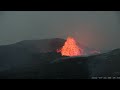 Close-up timelapse July 22nd 2021, Geldingadalir Volcano, Iceland
