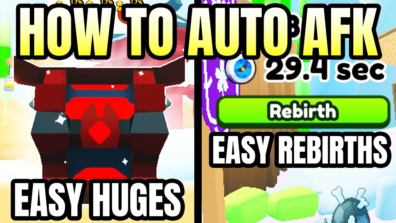 のあページ How To Auto AFK & Rebirth in Tap Hero Event on Pet Simulator 99