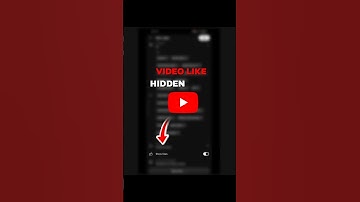 YouTube Video Per Like Hidden Kaise Kare ? #youtube