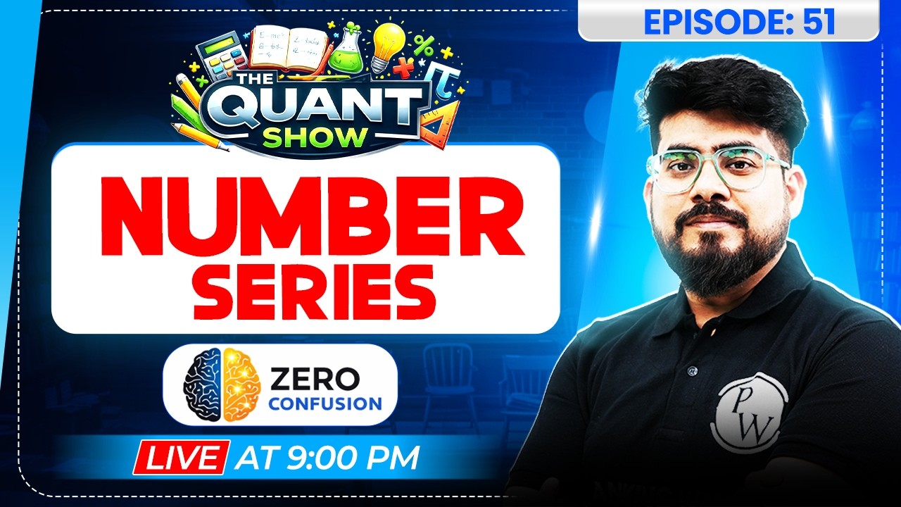 The Quant Show | Number Series for Bank Exam | Quant for Bank Exams ...