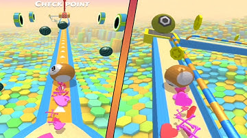 Action Balls Speedrun Gameplay New Update Level 64-67 (Android, iOS)