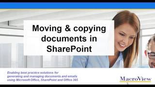 Moving and Copying Documents in SharePoint