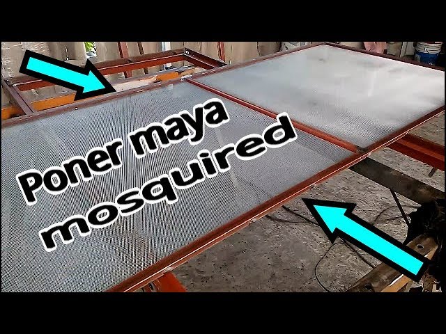 Cómo hacer puertas mosquiteras de madera? - Mosquiteras24H