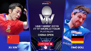 ( Full Match ) Lời nguyền duyên nợ | Xu Xin vs Timo Boll | Quarterfinals - ITTF China Open