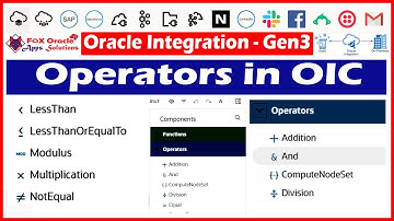 28. Operators in oracle integration | Operators in OIC | Operator in OIC | OIC tutorials