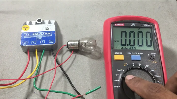 How to check Car Alternator Regulator IC #carrepair #carmodification