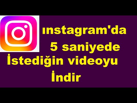 Instagram'da video indir