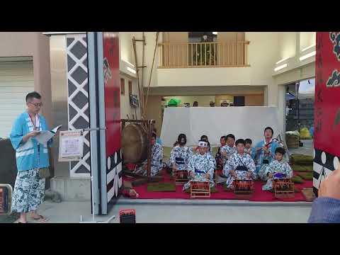 2025年 6月1日 清須市 西枇杷島まつり 27 問屋町 頼朝車 お囃子演奏披露 人形出端中ノ舞