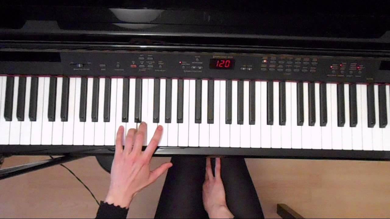 Online Piano Lessons: C Major Arpeggio - Left Hand - YouTube
