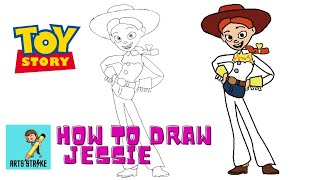 How to Draw Jessie || Toy Story || Arts Strike