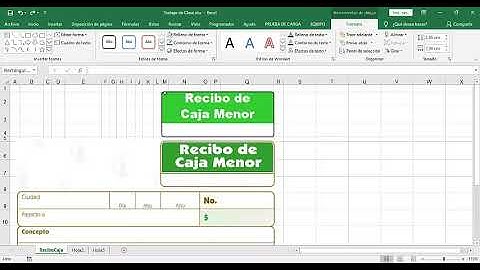 Recibo de Caja en Excel con Formular
