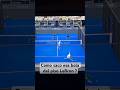 Como saco ese globo del piso LeBron? #padel #tennis #italymajor