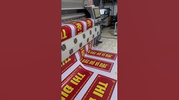 In Băng zôn khẩu hiệu đầu năm học #shorts