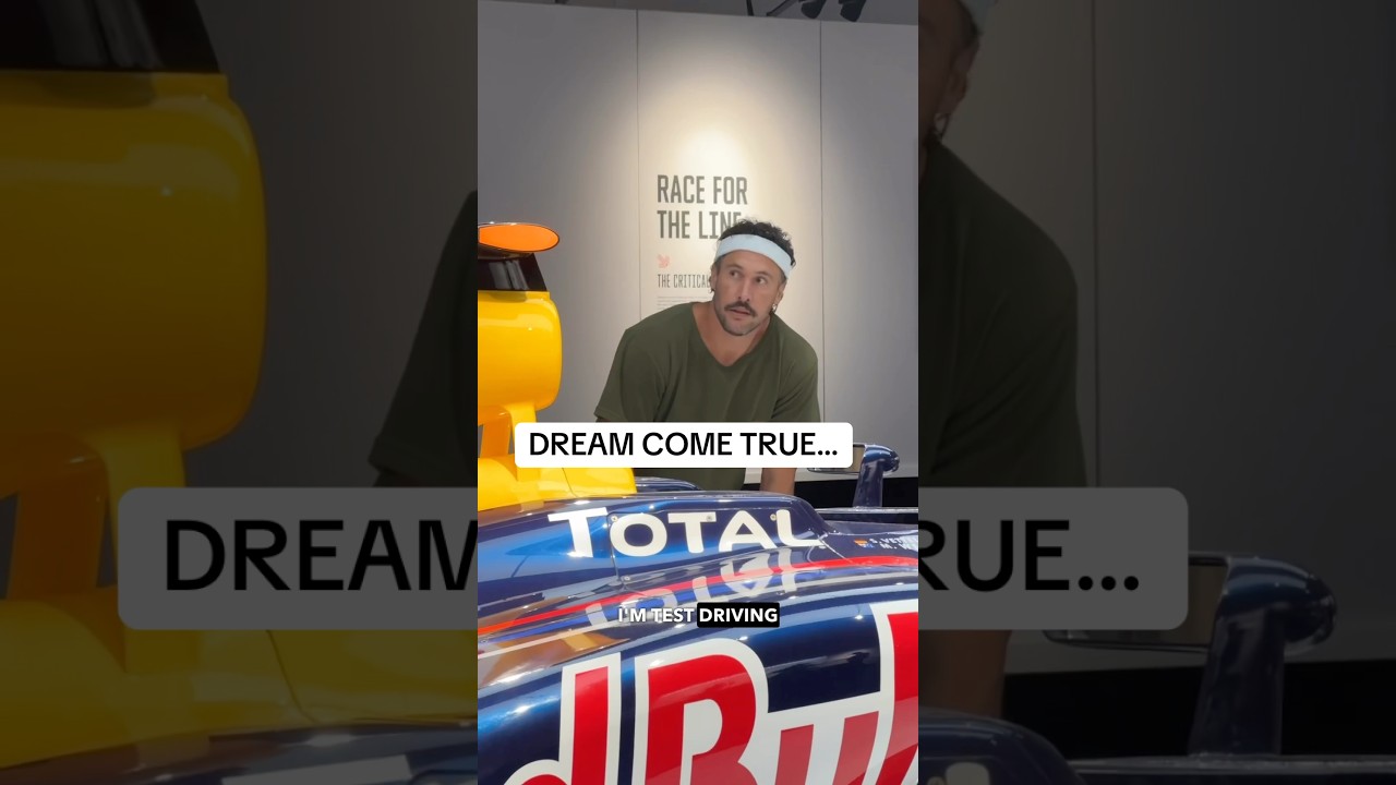 I test drive an F1 car! 🤯 #f1 #athlete #redbullnz (gifted athlete experience)