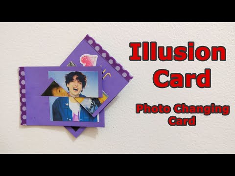 Illusion Card | Photo Changing Card Tutorial | Scrapbook Ideas