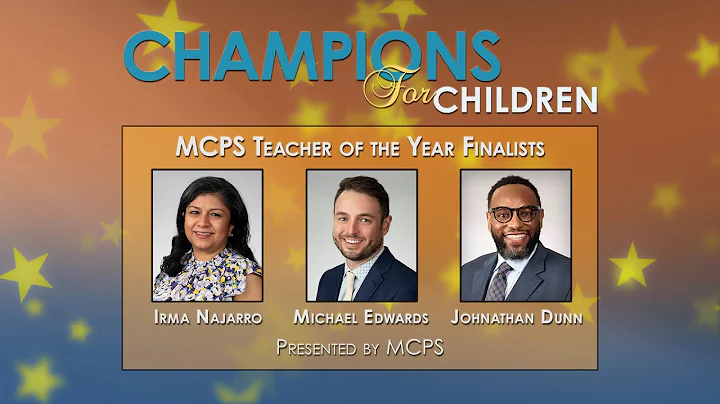 2022-2023 MCPS Teacher of the Year Finalists