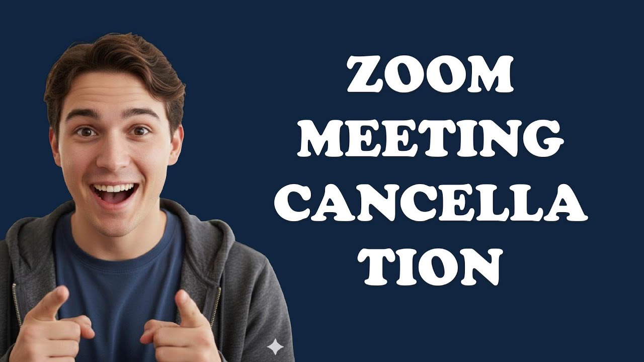 Как отменить встречу в Zoom?