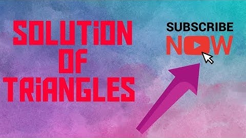 SPM Solution of triangles FORM4