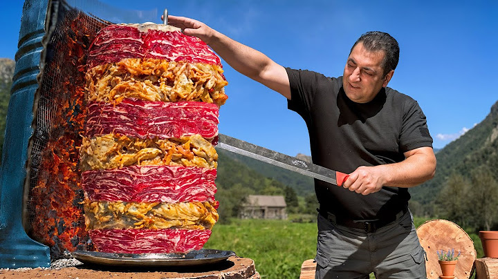 Layered Doner Kebab with Two Meats 🍖🔥