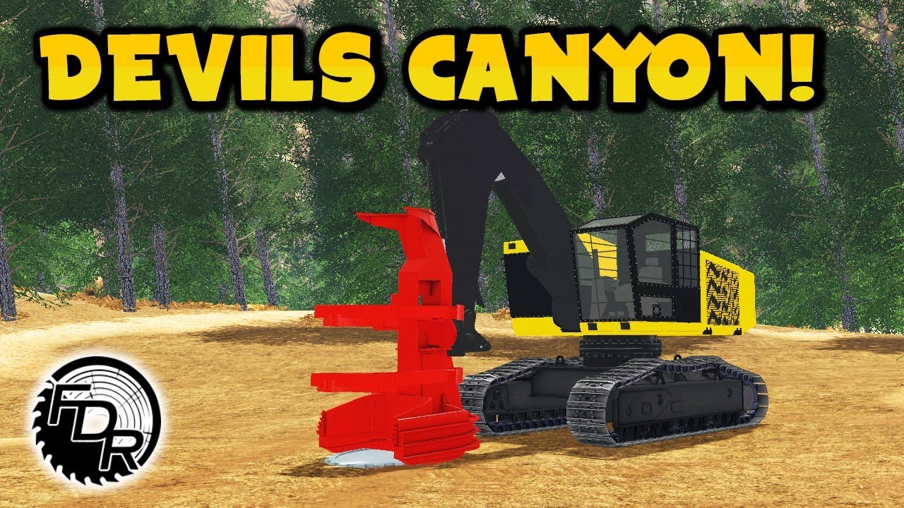 Into The Devils Canyon | Farming Simulator 2017 | Logging & Forestry #172 woodchuck