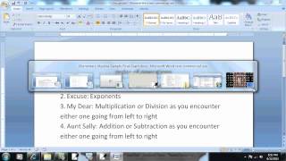 Elementary Algebra - Sample Final Exam - Problem 04