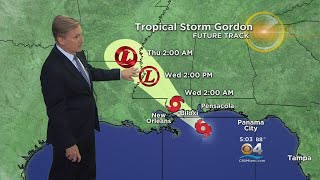 5 p.m. Advisory For TS Gordon