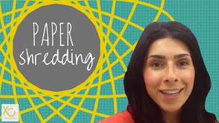 What Paper to Shred - Organization Tip