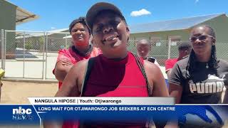 Young job seekers queue for ECN training in Otjiwarongo - nbc