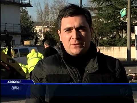 ქუთაისში ნიკეას ქუჩის რეაბილიტაცია მიმდინარეობს