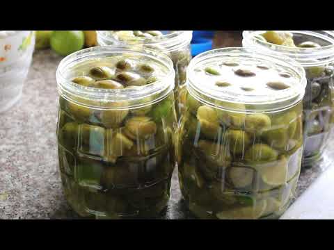 Солим ЗЕЛЁНЫЕ ОЛИВКИ С КУРКУМОЙ. На кухне с СераФимой