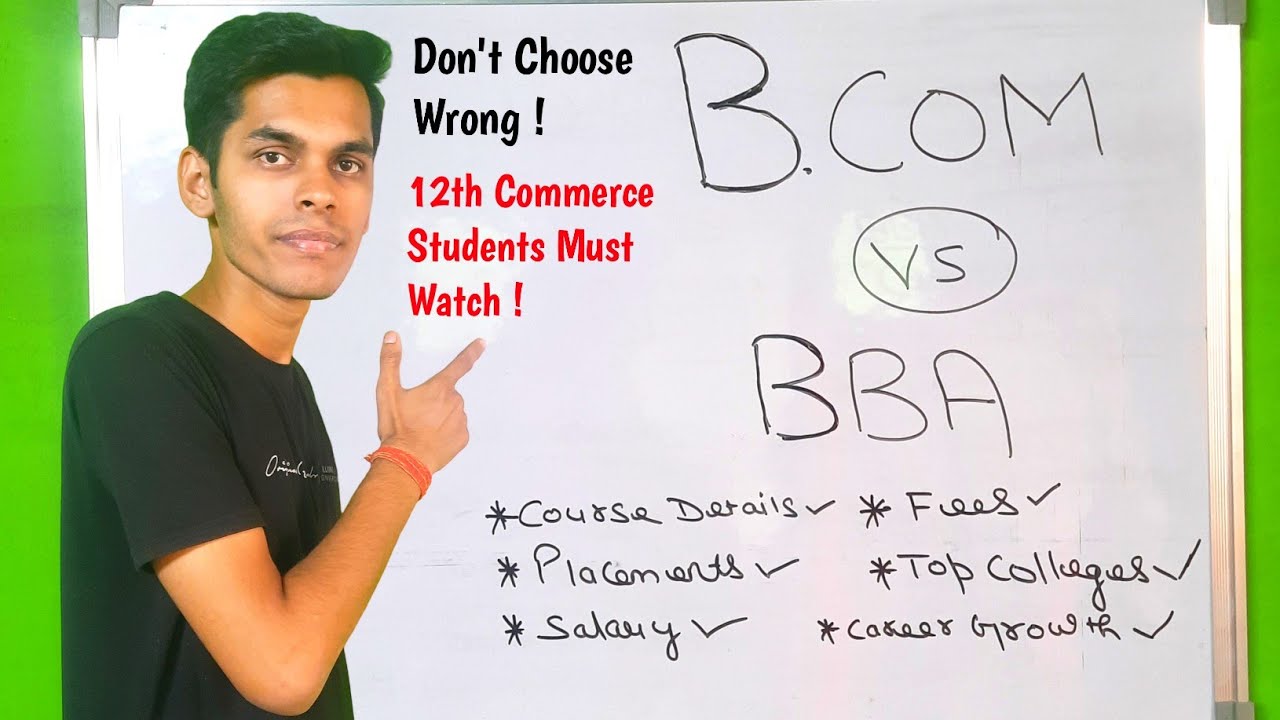BCOM VS BBA Which Is Better? | BCom and Bba After 12th | Commerce | B ...