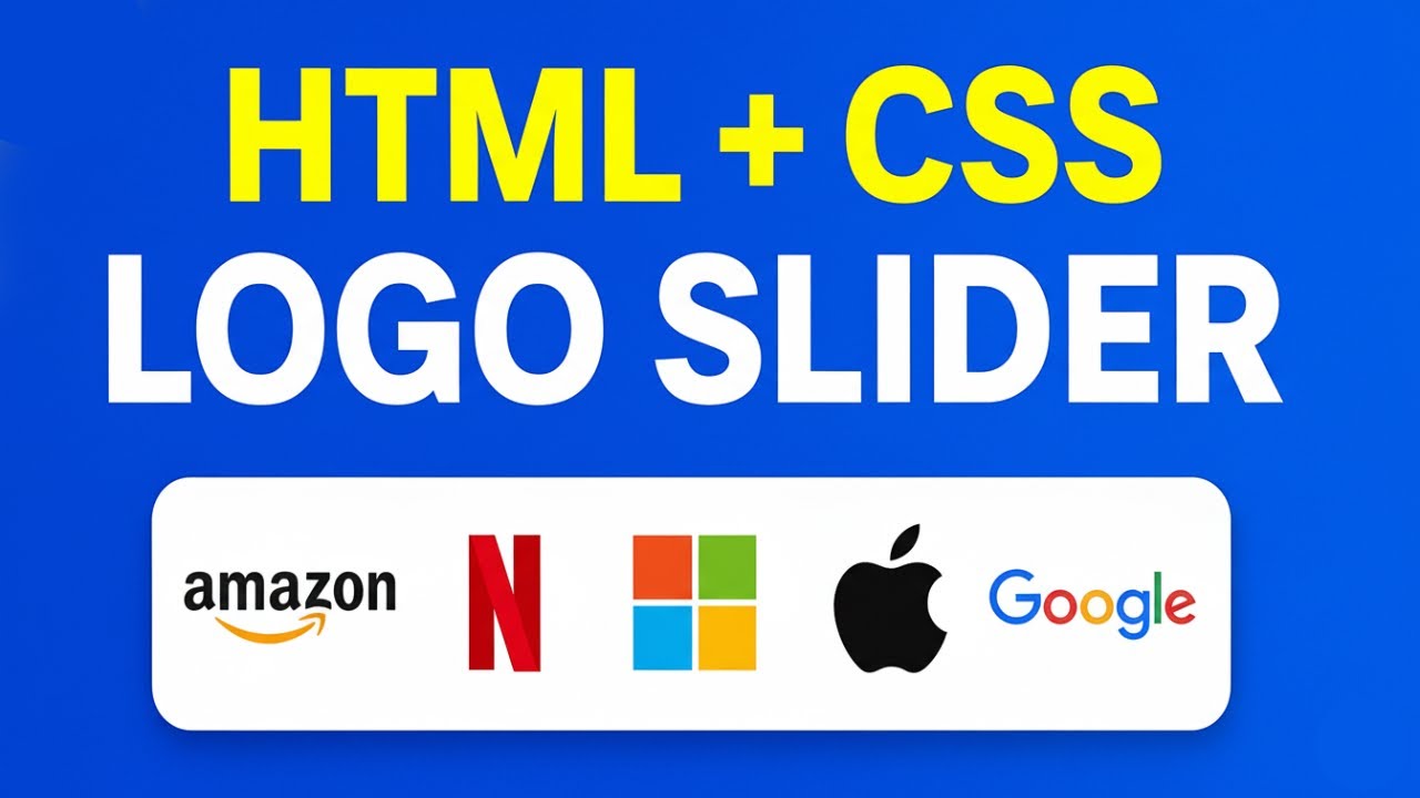 How to Create a Trusted Brands Slider Using HTML & CSS | Coding Cloud ...