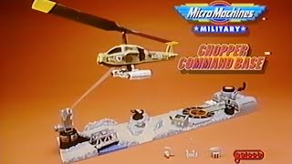 Micro Machines TV Commercial: Military Chopper Command Base Playset 1994