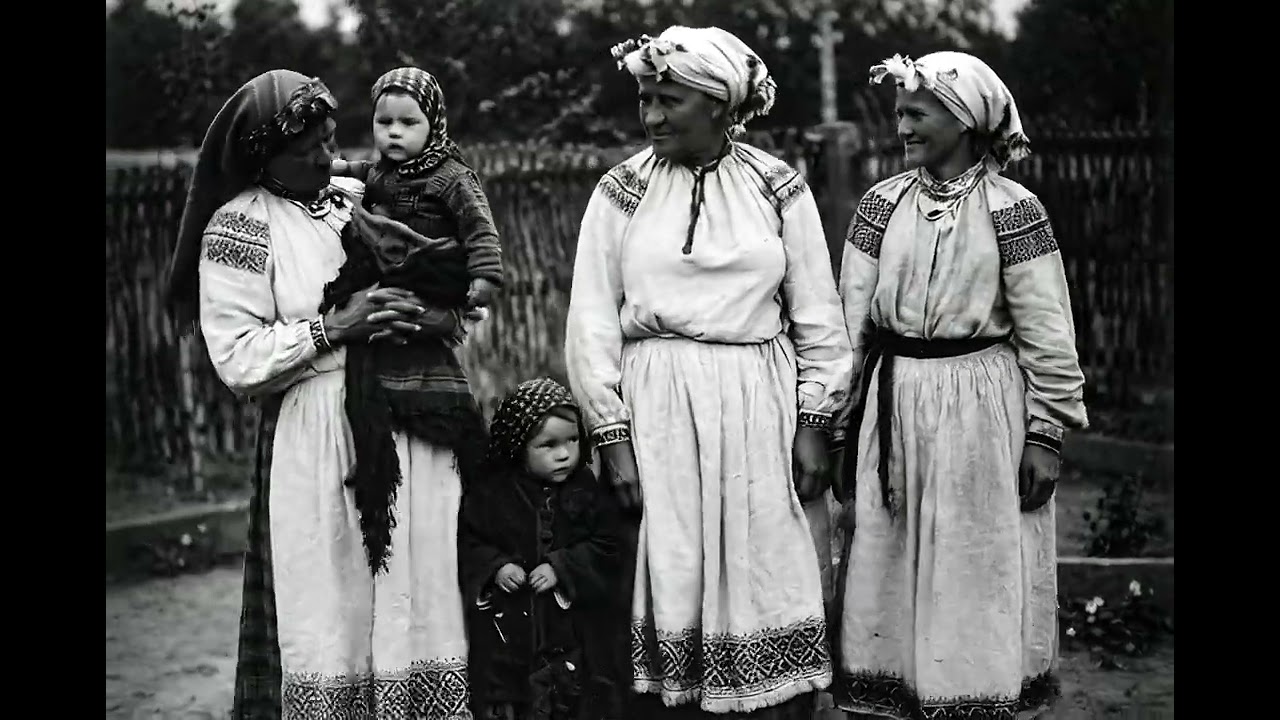 Ожившие старые фото. Женщины Могилевской губернии, Беларусь. фото неизв.автора, 1867